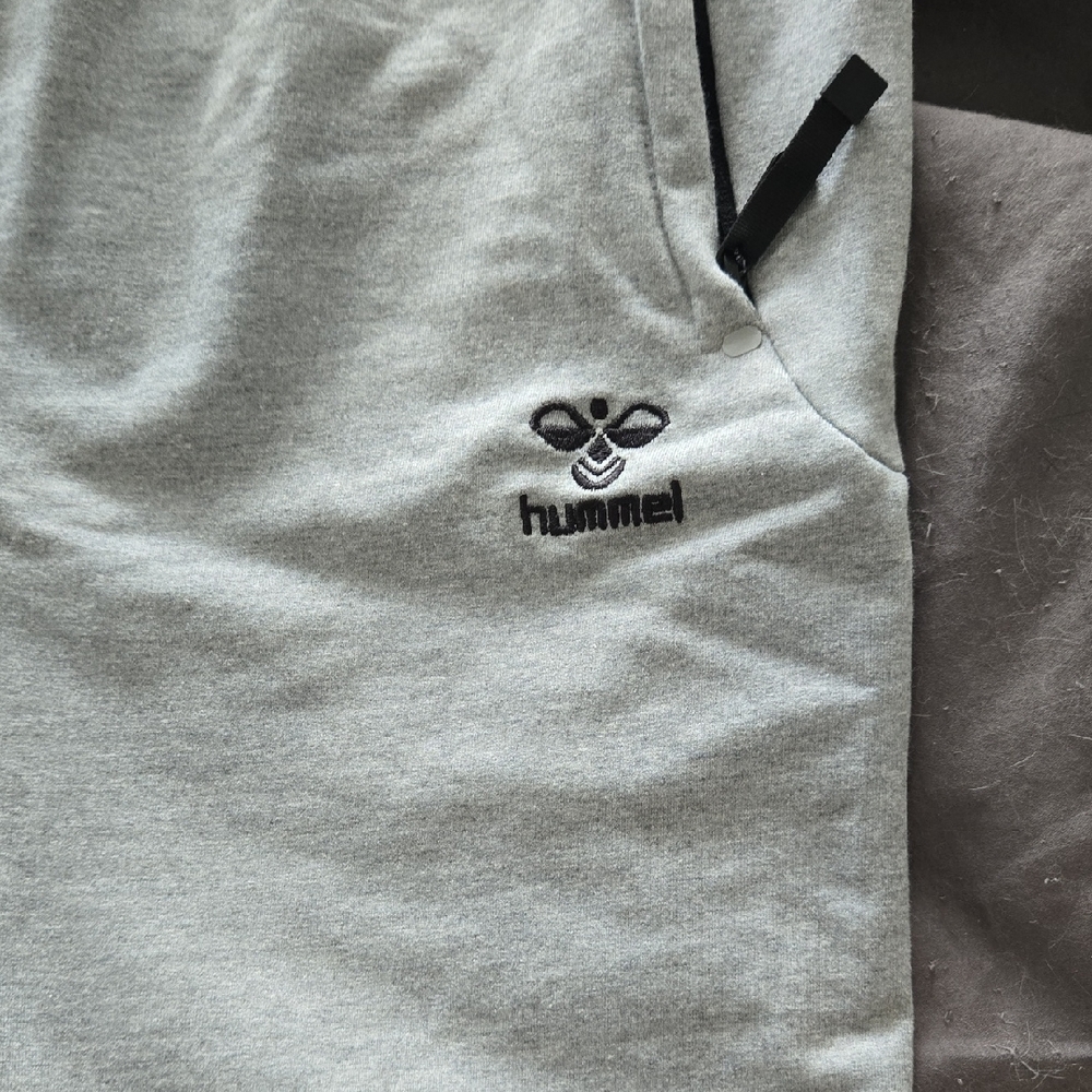 Hummel Light Gray Drawstring Sweatpants - Picture 3 of 5